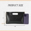 Clutch Purses for Women PU Leather Evening Clutch Bag Fashion Handbags with Chain - 3 of 4