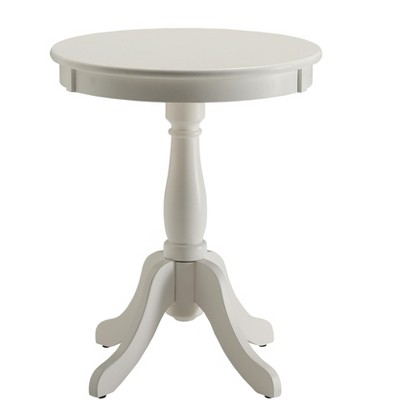 NicBex Modern 18" Small Round Coffee Table with Wood Frame for Living Room and Bedroom