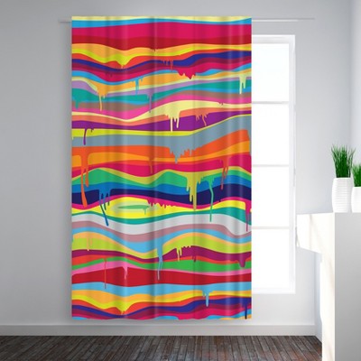 Americanflat The Melting by Joe Van Wetering Blackout Rod Pocket Single Curtain Panel 50x84