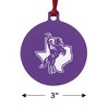 Tarleton State University Primary Logo Aluminum Holiday Christmas Tree Ornament - 3 of 4