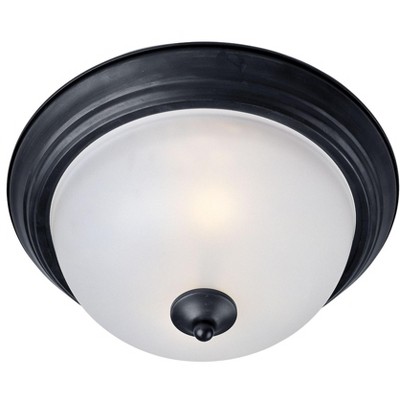 Maxim Lighting Essentials - 584x 3 - Light Flush Mount in  Black