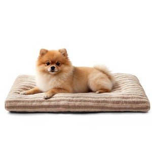 JOEJOY  Super Soft Calming Pet Bed, Reversible Plush Mat with Anti-Slip Base, Comfortable Pad for Dog Crate & Furniture Protection - 1 of 4