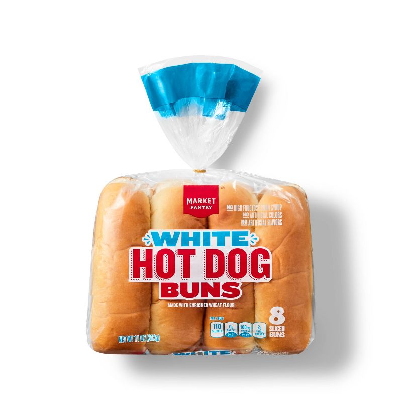Hot Dog Buns - 11oz/8ct - Market Pantry&#8482;, 1 of 4