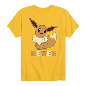 Boys' - Pokémon - Happy Eevee Short Sleeve Graphic T-Shirt - 1 of 4
