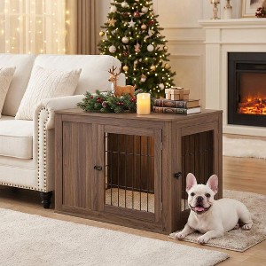 unipaws Double Doors Dog Crate - 1 of 4