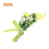 Unique Bargains Formal Dinner Party Wedding Groom Lily Boutonnieres Pins 6 Pcs - 3 of 3