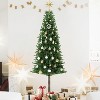 Artificial Christmas Tree, Pre-Lit Pencil Christmas Tree, Dual LED Light, Xmas Tree Holiday Decoration for Home Party - 3 of 4
