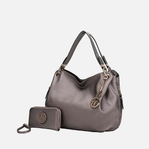 MKF Collection Fabienne Women’s Hobo Shoulder Bag with Matching Wallet by Mia K - 1 of 4
