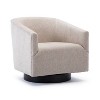 Comfort Pointe Geneva Wood Base Swivel Accent Chair - 2 of 4