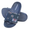 Roxoni Girl's Sandals Open Toe Slide Denim Slipper - 3 of 4