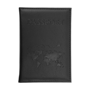 Unique Bargains Textured Letter Passport Holder 1 Pc - 1 of 4