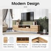70" TV Stand for 80 Inch TV,Modern Media Console with Ample Storage & Push-to-Open Doors for Living Room-Baofuwish - 2 of 4