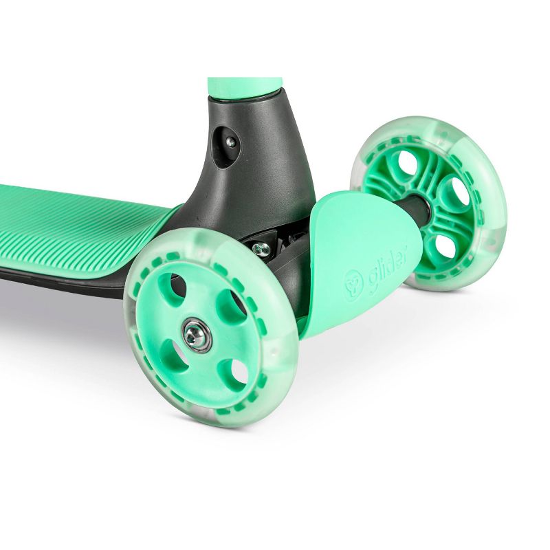 Yvolution Y Glider Kiwi 3 Wheel Kick Scooter with Light-Up Wheels, 3 of 11