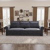 APRILSOUL 3-in-1 Velvet Convertible Sleeper Sofa with Nailhead Trim and Rolled Arm, King Pull Out Sofa Bed - 2 of 4