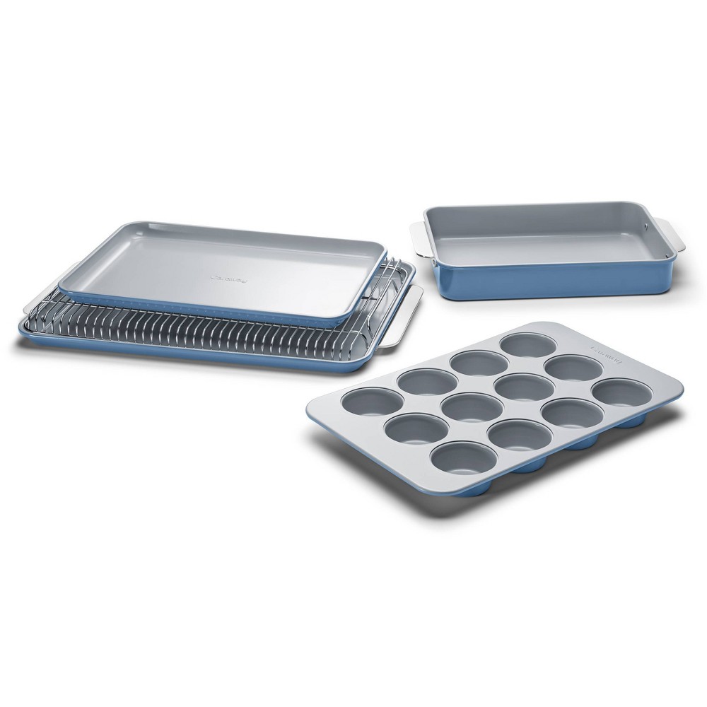 Photos - Bakeware Caraway Non-Stick Ceramic Half  Set Slate