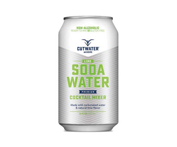 Cutwater Spirits Lime Soda Water - 4pk / 12 fl oz Cans