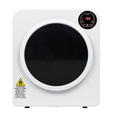 BestParts 1300W Electric Portable Clothes Dryer, 13.2 lbs Capacity, Stainless Steel Tub, LED Display, Multiple Drying Modes, White