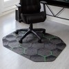Anji Mountain 36"x48" Kaleidoscope Gaming Rug'D Chair Floor Mat Green: PVC Backed, Skid-Resistant, Indoor Use - 4 of 4