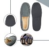 Alpine Swiss Yukon Mens Genuine Suede Shearling Slip On Moccasin Slippers - 4 of 4