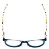 Calabria MDR8003 Unisex Oval Full Rim Designer Reading Glasses Navy Blue 47mm - 2 of 2