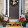 Dr. Seuss 1'5"x2'5" The Grinch Welcome Coir Doormat Natural - image 4 of 4