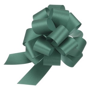 Unique Bargains Personalized Sparkly Gift Wrapping Large Pull Bows for Wedding Baskets 5 Pcs - 1 of 4