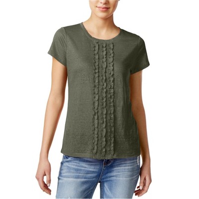 maison Jules Womens Cotton Short Sleeve Basic T-Shirt