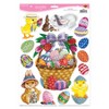 Beistle Easter Basket & Friends Clings, 12" x 17" Sh, (20/Pkg) Multicolored - 2 of 2
