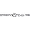 EVERLY JEWELRY | Sterling Silver 5 3/8 CT TGW Created White Sapphire And 4 - 4.5 MM White Freshwater Cultured Pearl Bracelet - 2 of 4