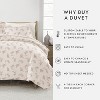 Apricot Rose 3PC Duvet Cover Set - Modern Pattern, Soft & Breathable, Easy Care - Becky Cameron - 3 of 4