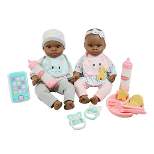Madame Alexander Small Wonder 14" Baby Doll Twins Set - Brown Eyes