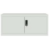 vidaXL Steel File Cabinet with Adjustable Shelves - Modern Gray Design for Office Organization and Storage - 35.4"x15.7"x51.2" Size - 4 of 4