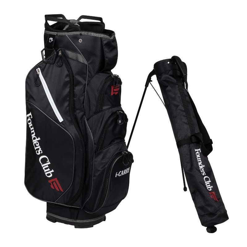Founders Club Riverdale 2 in 1 Short Game Golf Cart Bag with Removable Short Game Bag, 3 of 5