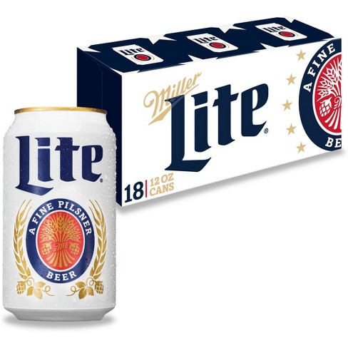 Miller Lite Beer - 18pk/12 fl oz Cans - image 1 of 4
