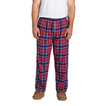 Lands' End Men's Big Flannel Pajama Pants - 3x Big - Evergreen Blackwatch  Plaid : Target