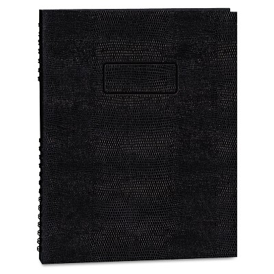 Blueline NotePro Executive Notebook College/Margin Rule 11 x 8 1/2 WE 100 Sheets A10200EBLK