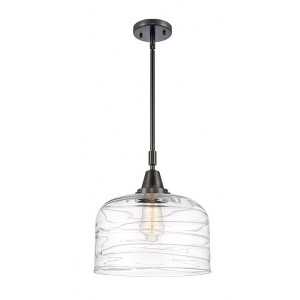 Bell - 1 Light Stem Hung Mini Pendant In Industrial Style-14.13 Inches Tall and 12 Inches Wide - 1 of 1
