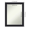Amanti Art Dalat Non-Beveled Framed Bathroom Vanity Wall Mirror - 3 of 4