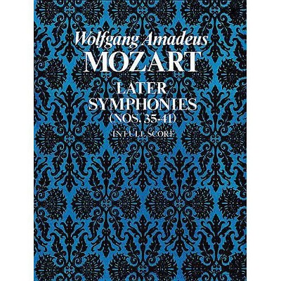  Later Symphonies - (Dover Orchestral Scores) by  Wolfgang Amadeus Mozart (Sheet music) 