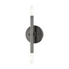 Livex Lighting Copenhagen 2 - Light Wall Light in  Black Chrome - 2 of 4