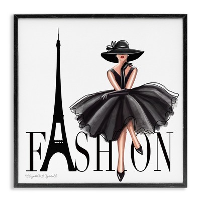 Stupell Industries Parisian Fashion Illustration, 24" x 24"