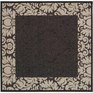 Courtyard CY2727 UV & Stain Resistant Non-Shedding Power Loomed Indoor/Outdoor Rugs - Safavieh - 1 of 4