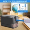Aoibox Heavy Duty Electric Pencil Sharpener, Auto Stop for No.2/Colored Pencils, Sharp Point, Saves Pencils, Perfect for School, Home and Office Use - 3 of 4