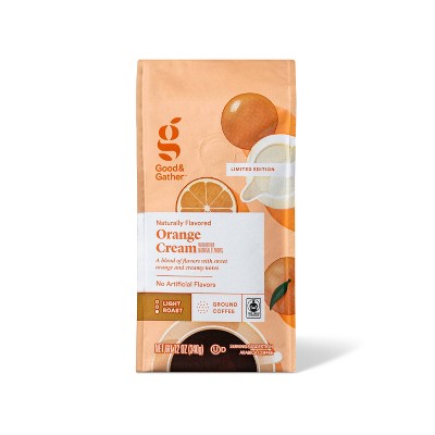Naturally Flavored Orange Cream Light Roast Ground Coffee - 12oz - Good & Gather™