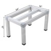Aluminum Dunnage Rack,1000 Lb Capacity,Low Shelf for Off-Floor Storage In Restaurants,Kitchens and Grocery Stores - 2 of 4