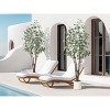 Artificial Eucalyptus Tree Indoor, 6ft Tall Fake Artificial Plant with White Planter£¬Large Faux Floor Plant Fake Silk Trees with Artificial Trees - 3 of 4