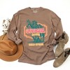 Simply Sage Market Women's Wild Spirit Distressed Long Sleeve Garment Dyed Tee - 3 of 4