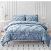 BAGOKIE 7-Piece Pinch Pleat Bed in a Bag Comforter Set for All Season - 4 of 4