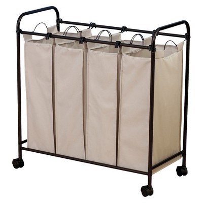 3 compartment clothes hamper