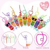 Joyfy 36 Packs Valentines Day Reusable Drinking Straws with Gift Cards for Kids Valentine Party Favor, Classroom Gift Exchange - 4 of 4